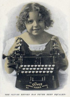 Oliver advertising postcard